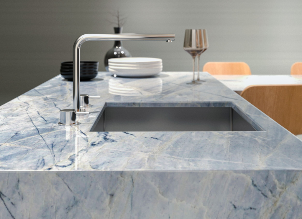 Marble or Quartzite kitchen worktop